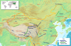 Traject Golmud Lhasa